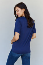 Load image into Gallery viewer, HYFVE Keep It Simple Oversized Pocket Tee in Navy