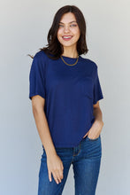 Load image into Gallery viewer, HYFVE Keep It Simple Oversized Pocket Tee in Navy