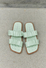 Load image into Gallery viewer, Weeboo Double Strap Scrunch Sandal in Gum Leaf